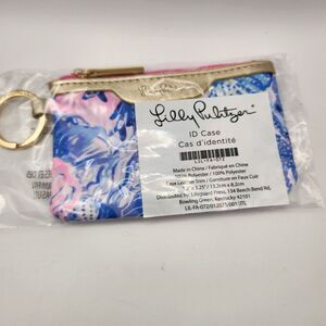 Lilly Pulitzer ID Case with Key Ring 5.2in x 3.25in